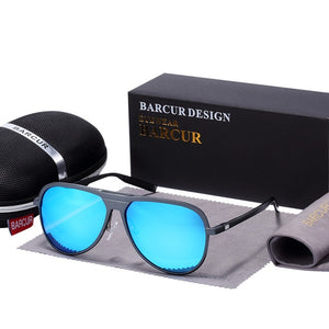 BARCUR Unisex Aluminum Sunglasses